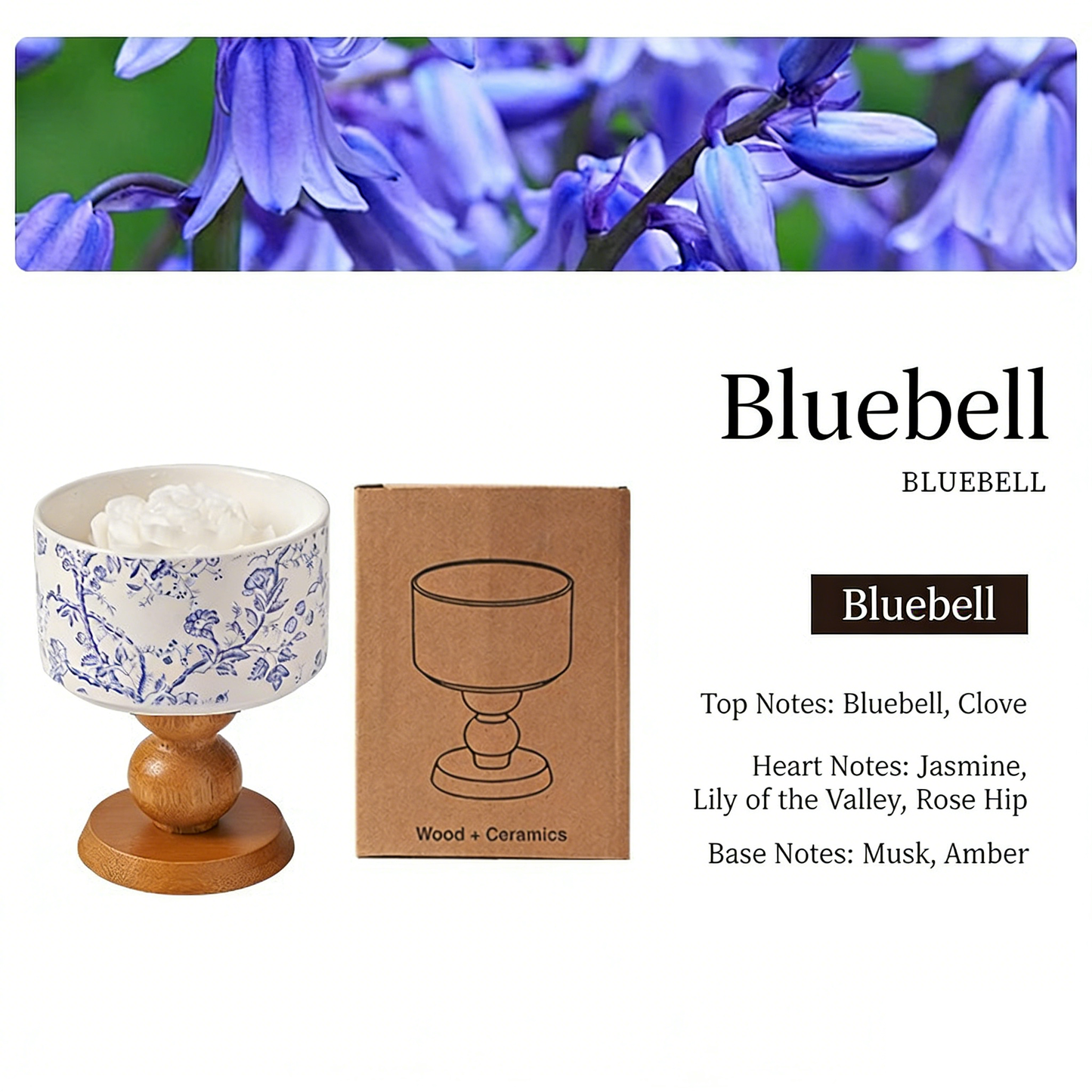 Scented Candle – Long-Lasting Fragrance | Multiple Scents Available (Camellia, Rose & Oud, Gardenia, White Tea, English Pear & Freesia)
