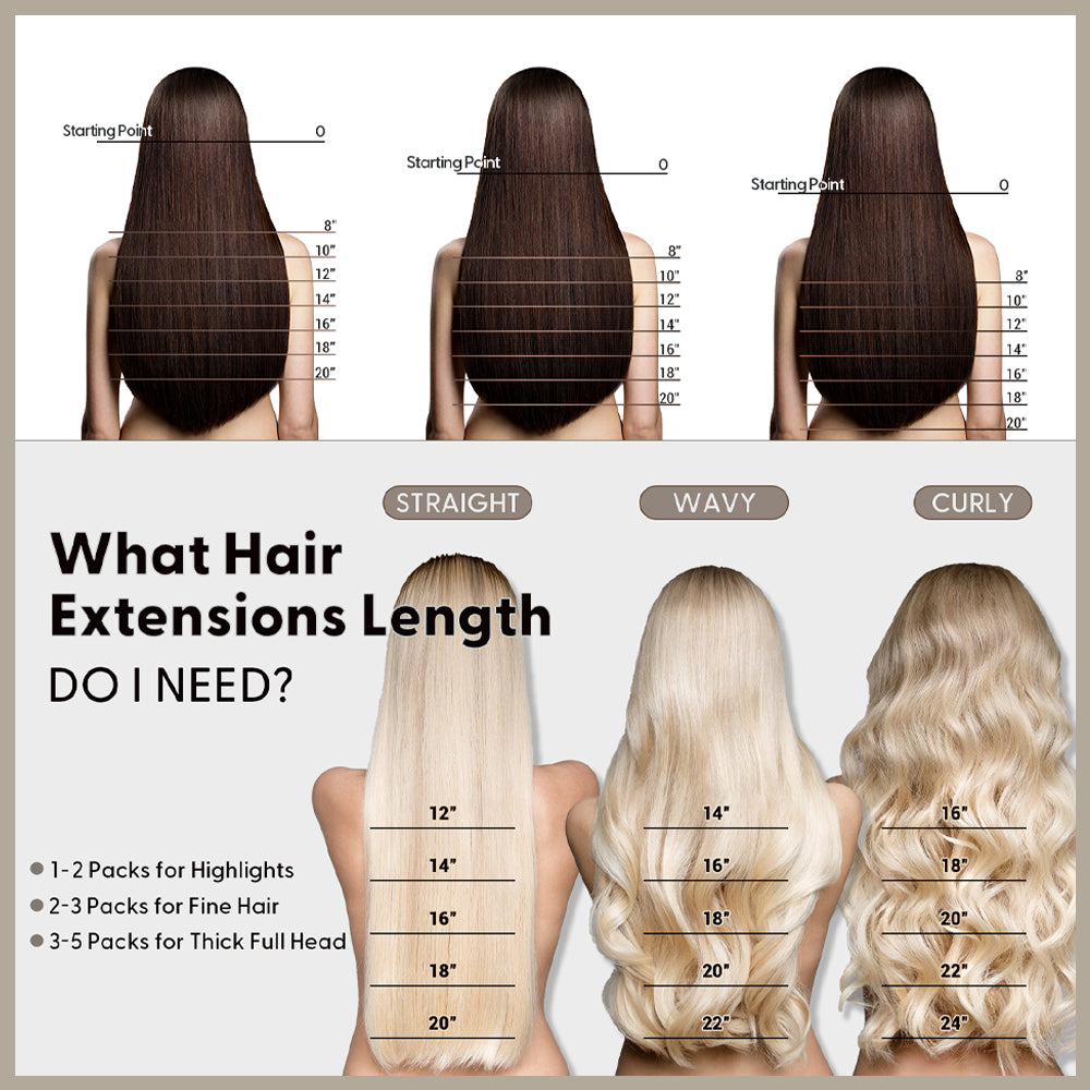 Invisible Tape In Hair Extension -- 100% VIRGIN HUMAN HAIR / 10 PIECES