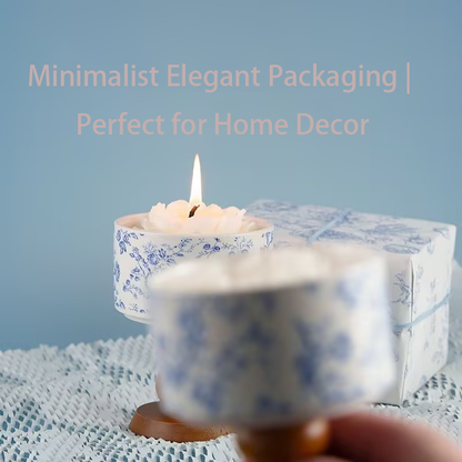 Scented Candle – Long-Lasting Fragrance | Multiple Scents Available (Camellia, Rose & Oud, Gardenia, White Tea, English Pear & Freesia)