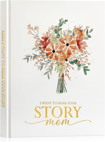 Lanpn Mom Life Story Book Journal with 270+ Prompts Gift for Mom