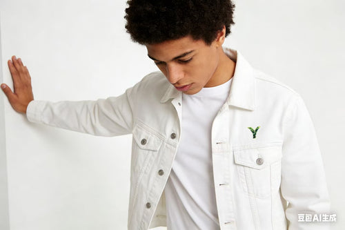 “YEE”Culture Denim Jacket With Logo