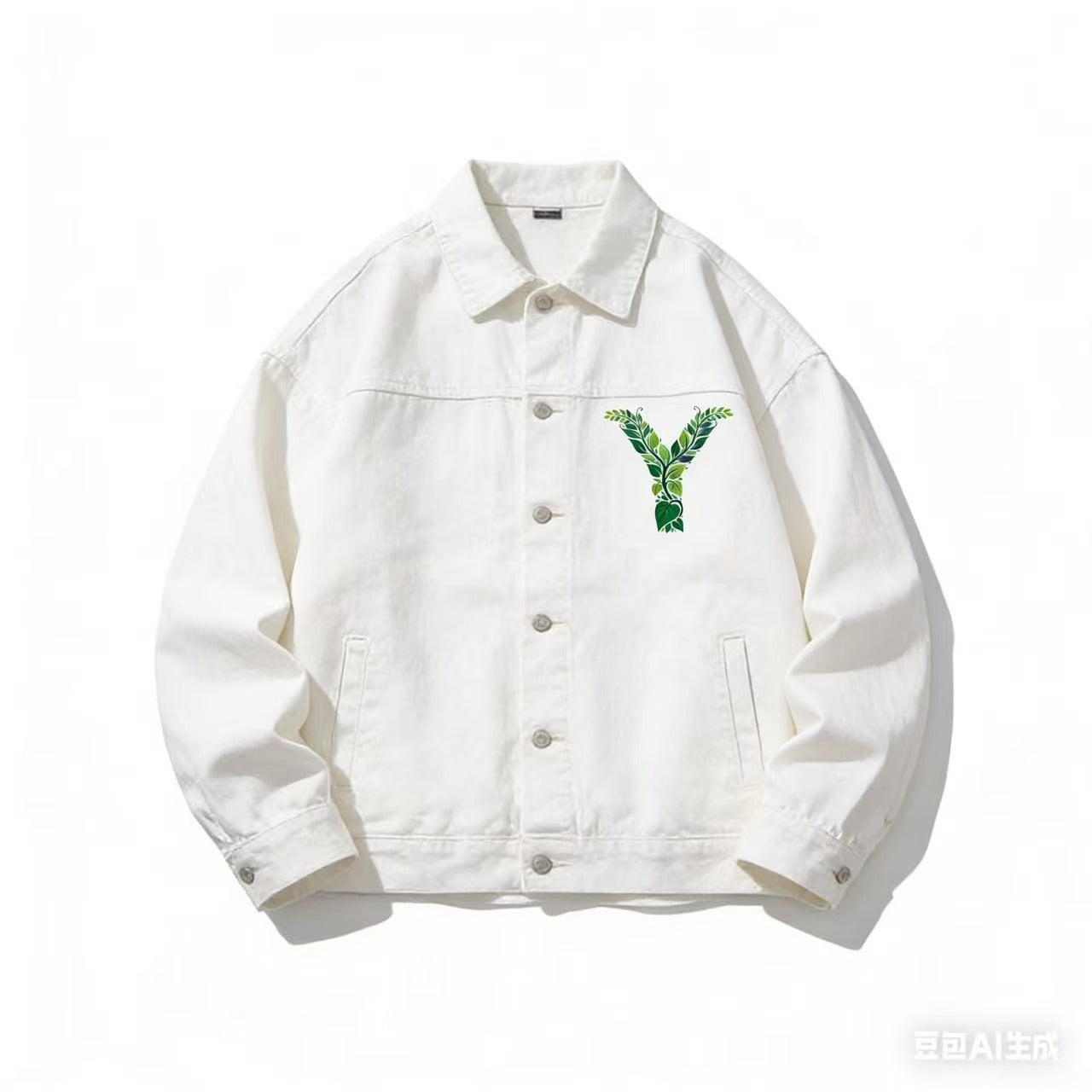 “YEE”Culture Denim Jacket With Logo