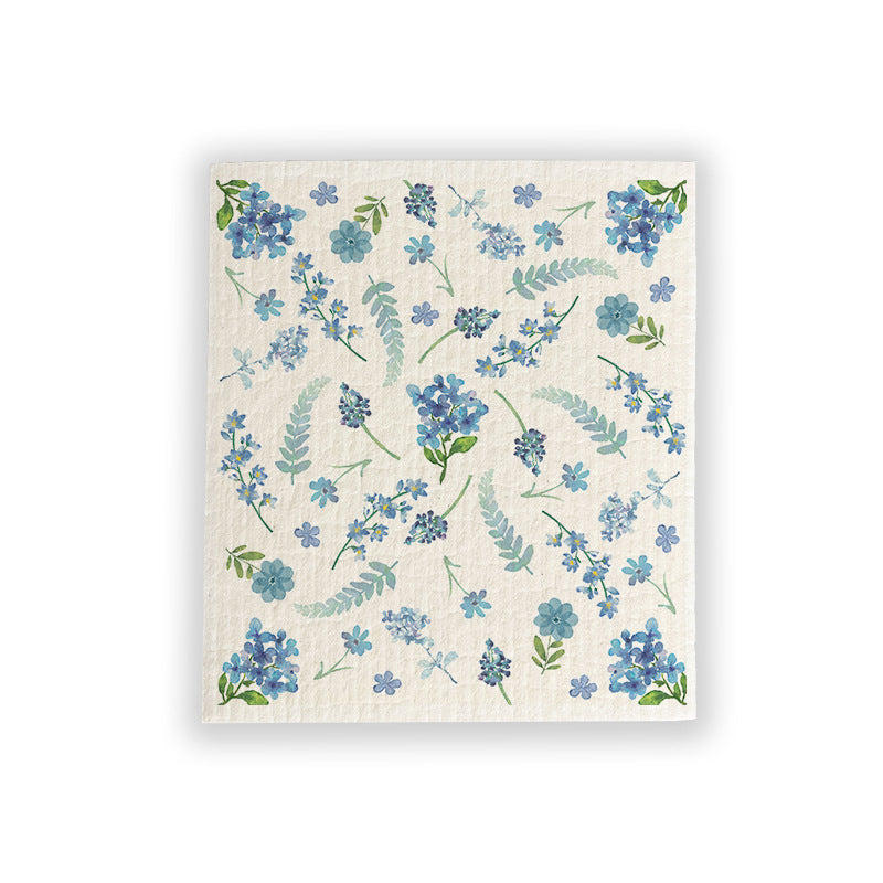 🧽🫧Imported German Wood Pulp Cotton Cleaning Cloths, Printed Swedish Dishcloths, Reusable Kitchen Dish Towels