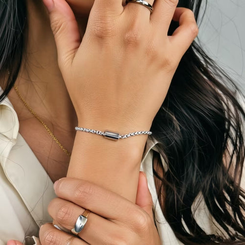 Custom Engraved Stainless Steel Bracelet