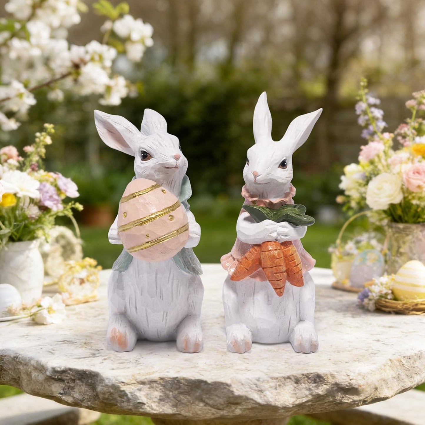 🔥🔥Hot-Sale Easter Gift 30% OFF - Cute Bunny Figurine Decor🐰🐰