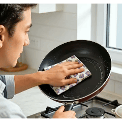 🧽🫧Imported German Wood Pulp Cotton Cleaning Cloths, Printed Swedish Dishcloths, Reusable Kitchen Dish Towels