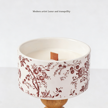 Scented Candle – Long-Lasting Fragrance | Multiple Scents Available (Camellia, Rose & Oud, Gardenia, White Tea, English Pear & Freesia)