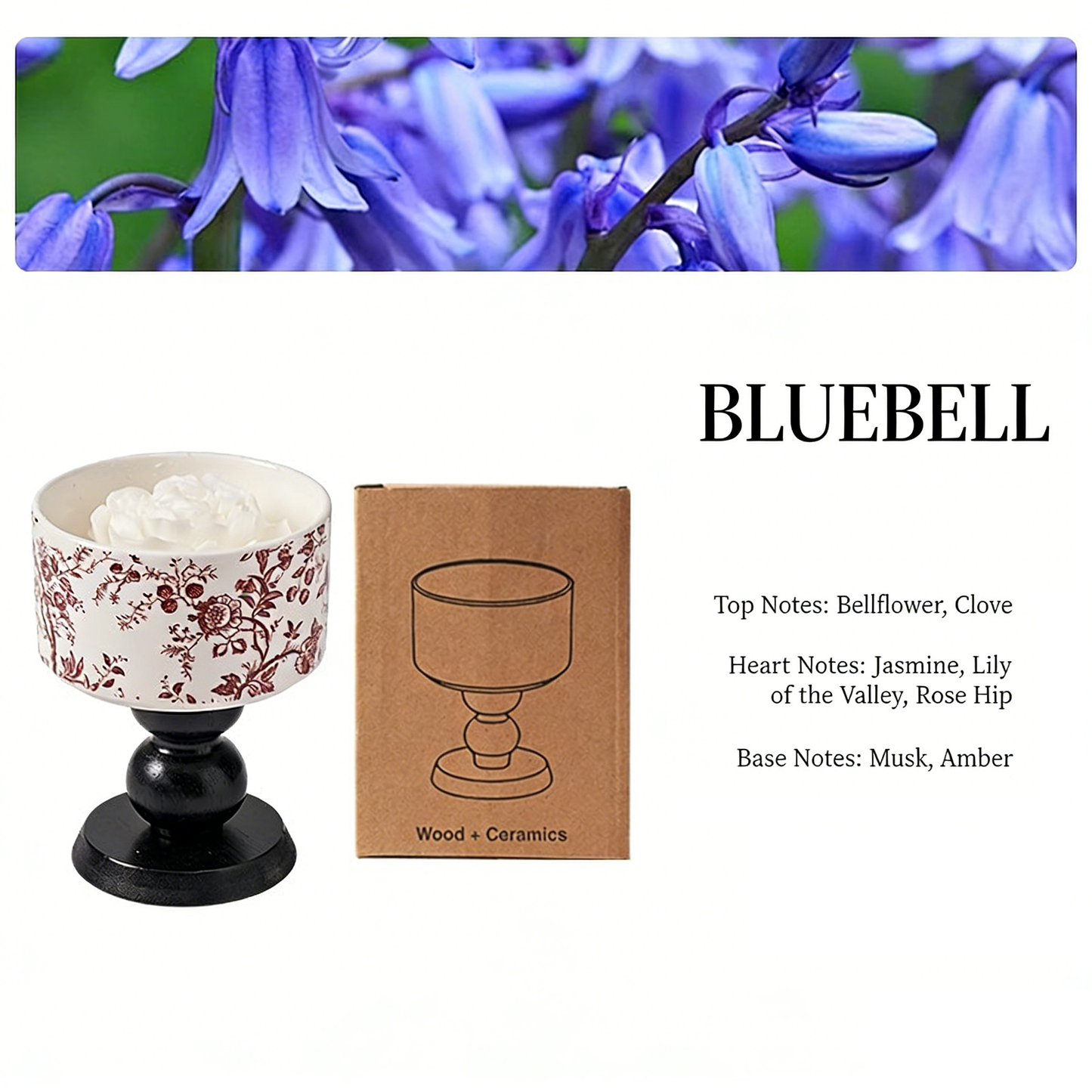 Scented Candle – Long-Lasting Fragrance | Multiple Scents Available (Camellia, Rose & Oud, Gardenia, White Tea, English Pear & Freesia)