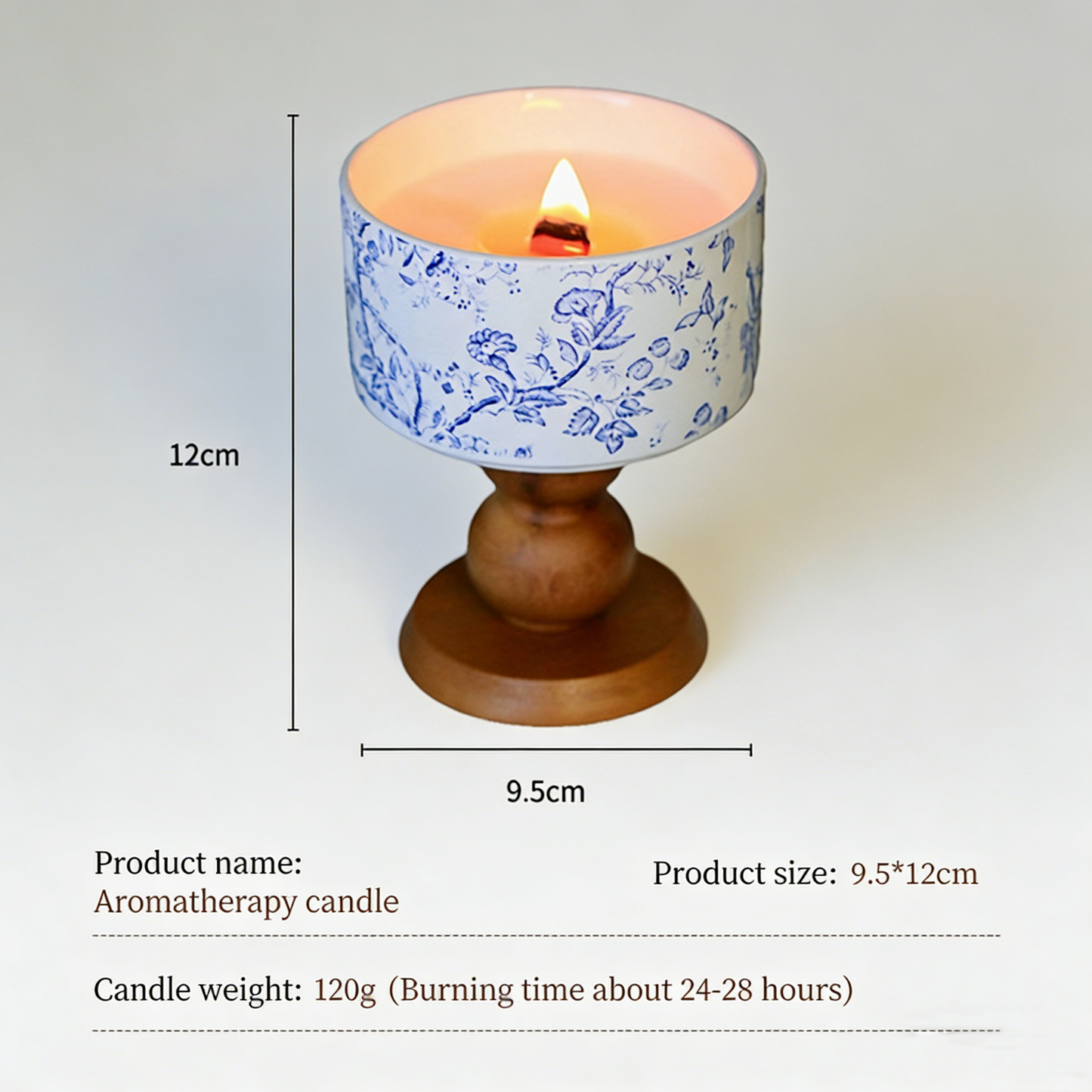 Scented Candle – Long-Lasting Fragrance | Multiple Scents Available (Camellia, Rose & Oud, Gardenia, White Tea, English Pear & Freesia)