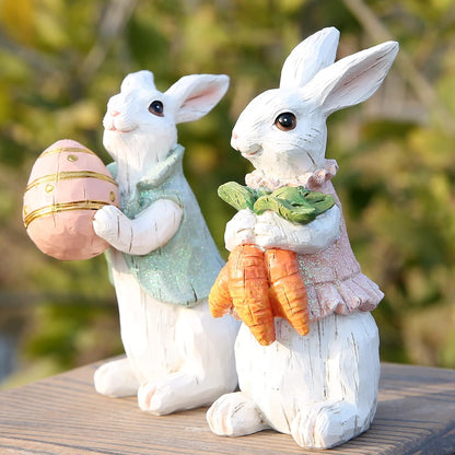 🔥🔥Hot-Sale Easter Gift 30% OFF - Cute Bunny Figurine Decor🐰🐰