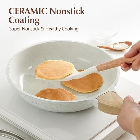 🔥Hot-Sale🔥 Gift 31% off-Nonstick Ceramic Frying Pan with Lid🍳
