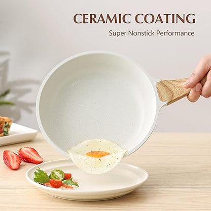 🔥Hot-Sale🔥 Gift 31% off-Nonstick Ceramic Frying Pan with Lid🍳