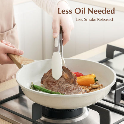 🔥Hot-Sale🔥 Gift 31% off-Nonstick Ceramic Frying Pan with Lid🍳