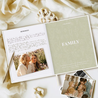 Lanpn Mom Life Story Book Journal with 270+ Prompts Gift for Mom