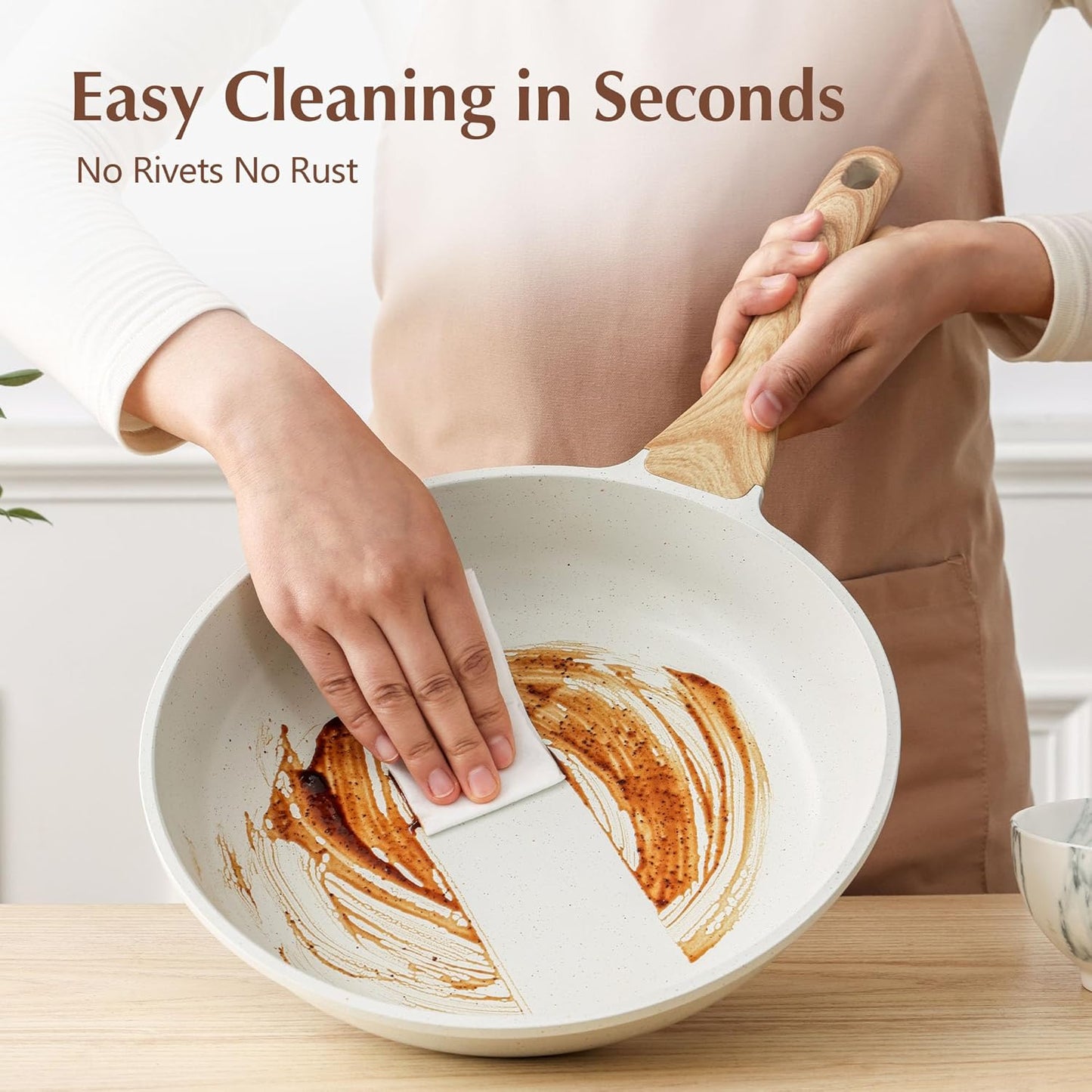 🔥Hot-Sale🔥 Gift 31% off-Nonstick Ceramic Frying Pan with Lid🍳