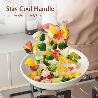 🔥Hot-Sale🔥 Gift 31% off-Nonstick Ceramic Frying Pan with Lid🍳