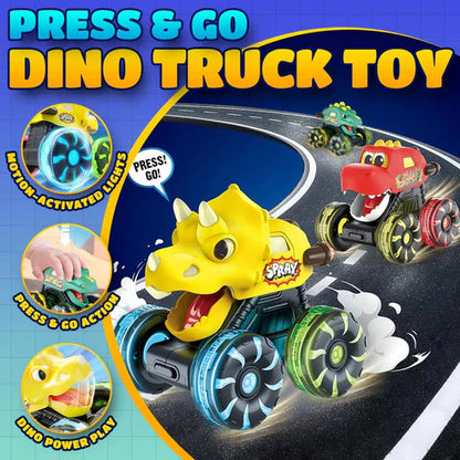 🔥Hot-Sale🔥 Gift 40% OFF-Dino Dash: The Press & Go Racing Squad 🦖