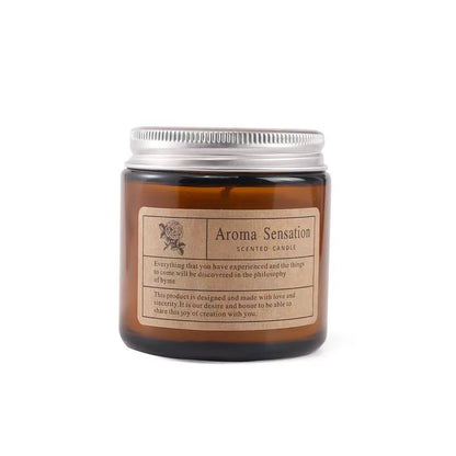 Aroma Sensation Scented Candle | Amber Jar Home Fragrance