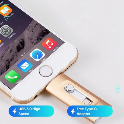 ⚡3-in-1 Flash Drive for Android Phone/PC and More