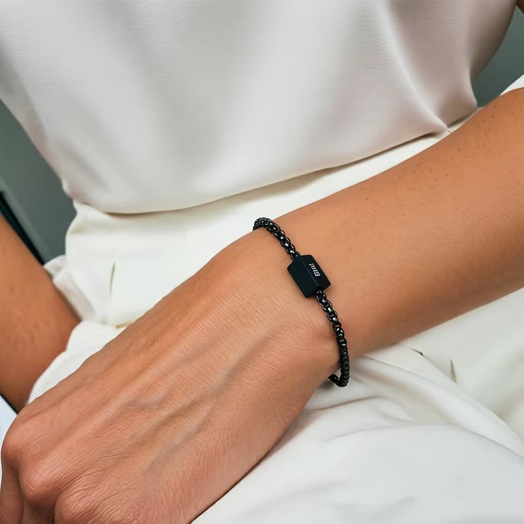 Custom Engraved Stainless Steel Bracelet